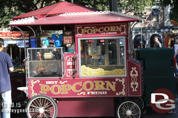 Noticed plenty of Disneyland 60 balloon popcorn buckets and no Mickey Halloween ones this week.