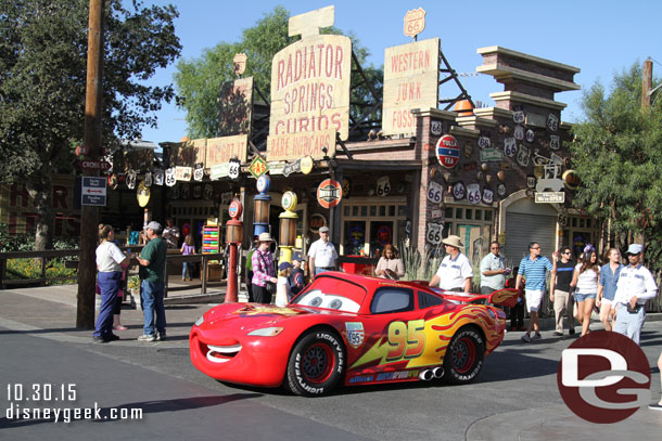 Lightning cruising toward the Cozy Cone