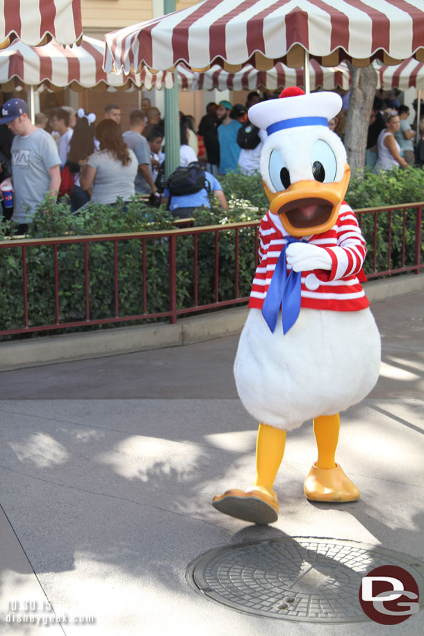 Donald passed by as I was walking the Pier.