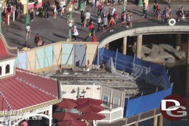 Oops forgot to focus..  the Cove Bar expansion involves replacing the boardwalk.