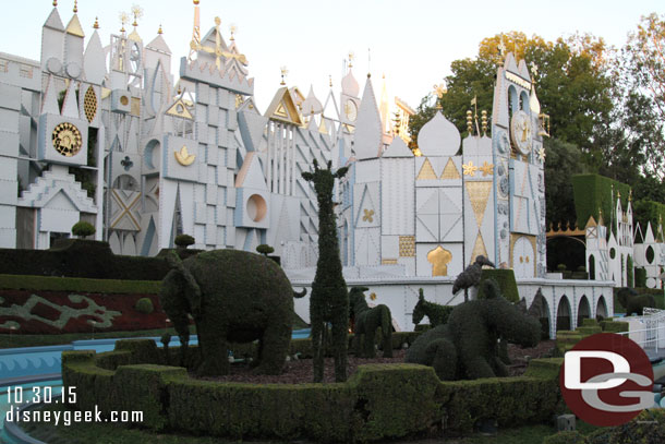 Small World is closed for the holiday makeover.  It returns next week.