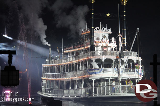 The Mark  Twain during Fantasmic