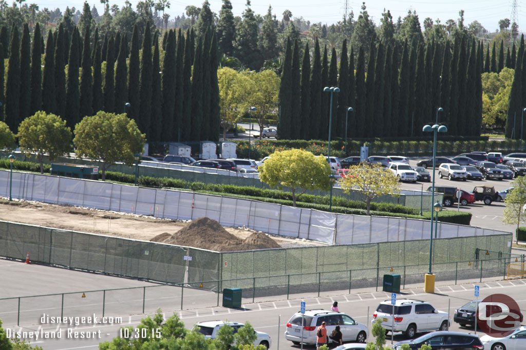 From what I have read/seen this will be a support facility for the trams.  It is being relocated from backstage at Disneyland as part of the Star Wars project.