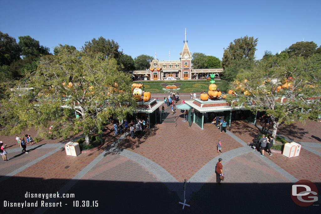 The front entrance of Disneyland