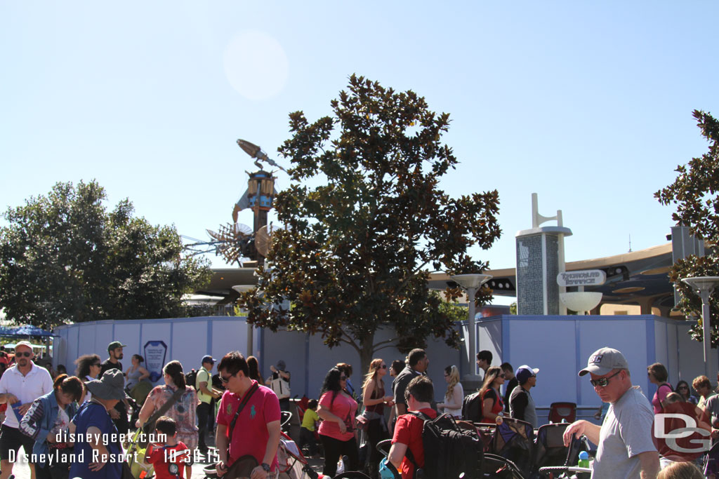 The walls around the Tomorrowland Terrace Stage