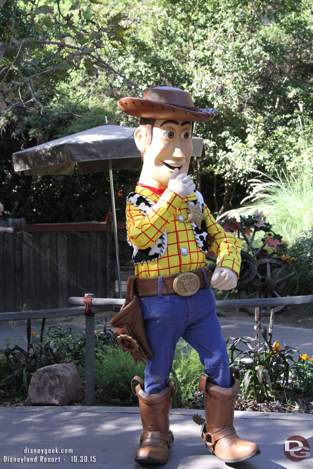 Woody was out in the Ranch area