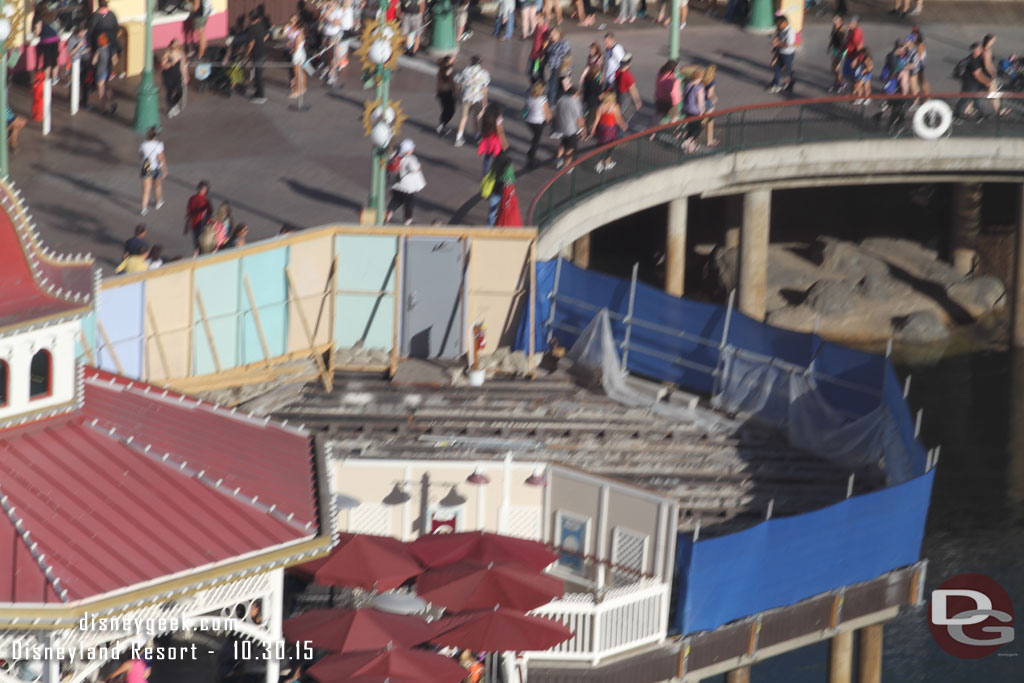 Oops forgot to focus..  the Cove Bar expansion involves replacing the boardwalk.