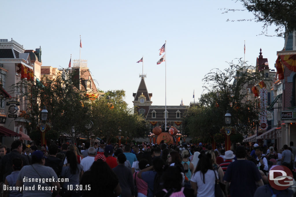 Main Street USA around 5pm