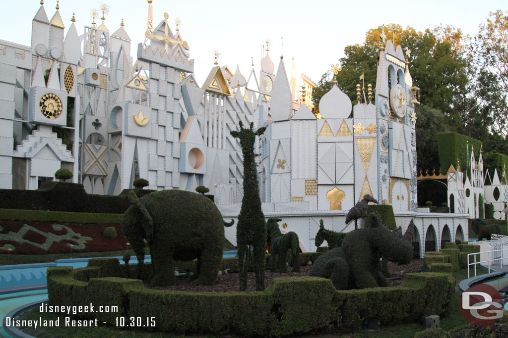 Small World is closed for the holiday makeover.  It returns next week.