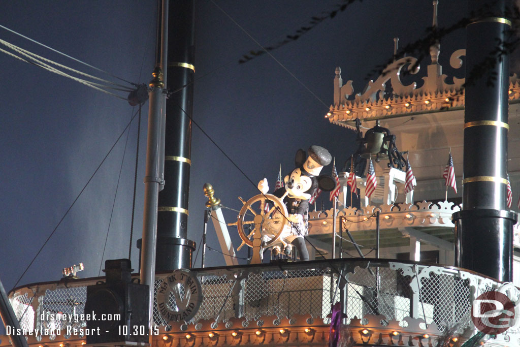 Steamboat Willie at the helm.