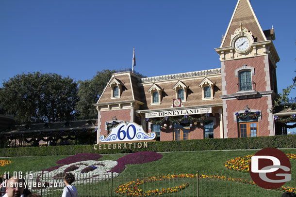 As does the train station at Disneyland.