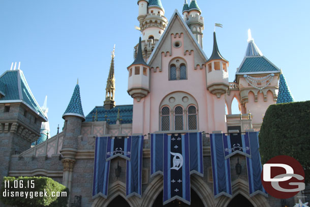 Passing by Sleeping Beauty Castle.