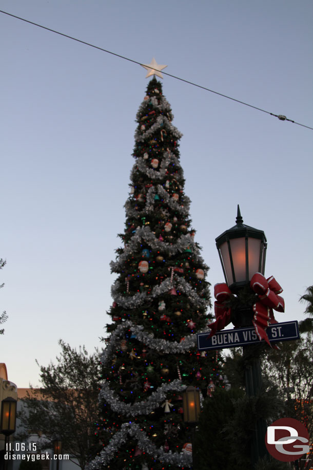 The Buena Vista Street tree.