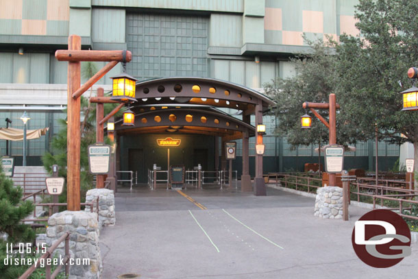 Soarin is closed this week.  So all is quiet.