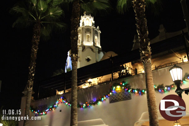 Carthay decorated for the season.