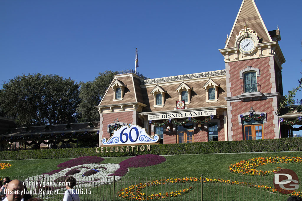 As does the train station at Disneyland.