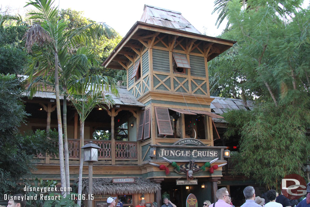 The Jungle Cruise is closed to become the Jingle Cruise, opening next Friday.