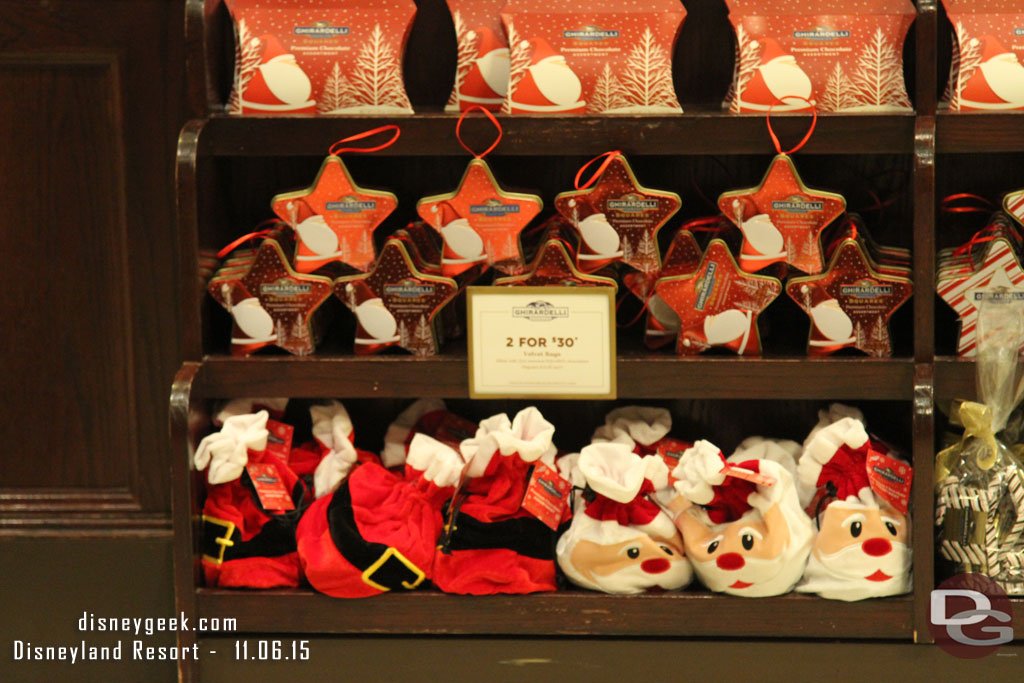 Christmas offerings in Ghirardelli