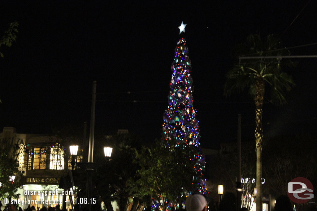 The Buena Vista Street Tree.