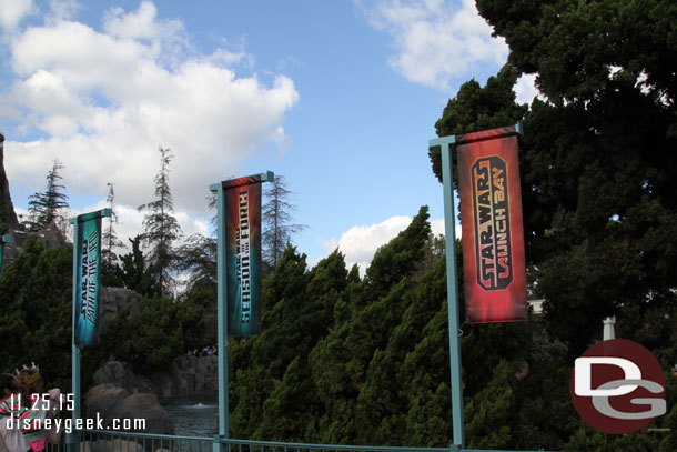 Banners along the sub lagoon.