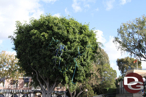 Streamers from this morning Disneyland Band performance