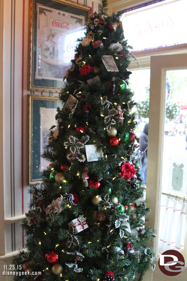 The Christmas Tree in Refreshment/Coke Corner