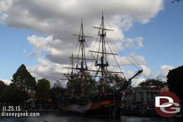 The Columbia on the Rivers of America.