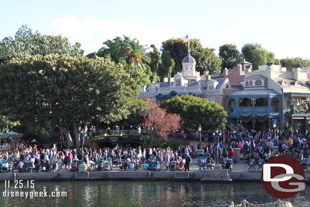 New Orleans Square from Tom Sawyer Island.