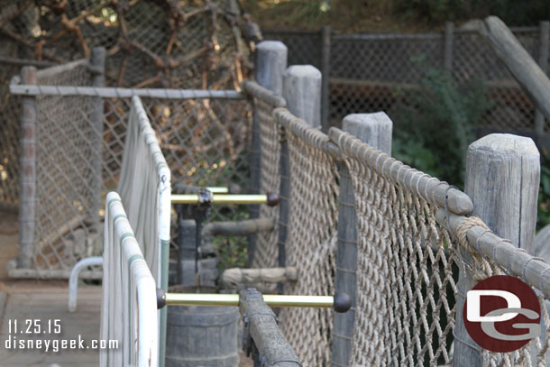 Barriers up around some of the interactive elements.