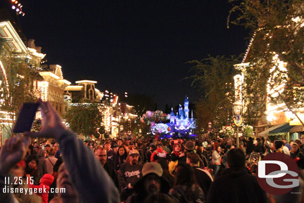 Main Street USA at 5:28pm