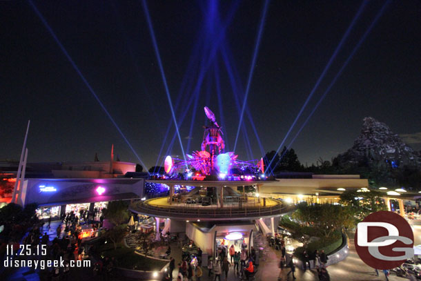 A wider shot of Tomorrowland