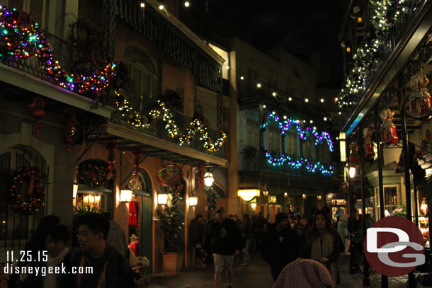 A check of New Orleans Square