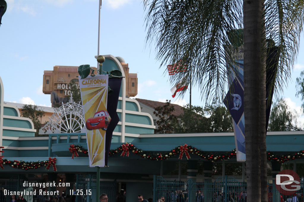 New banners in the Esplanade too.