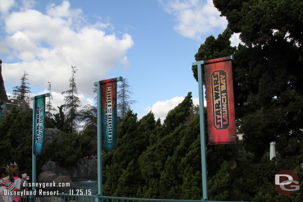 Banners along the sub lagoon.