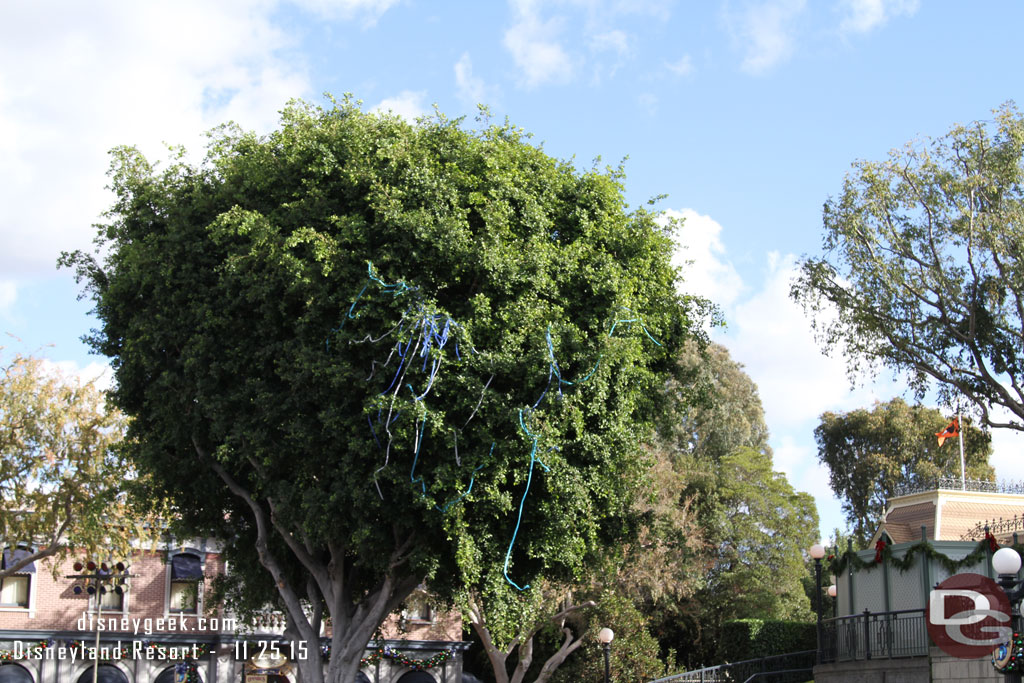 Streamers from this morning Disneyland Band performance