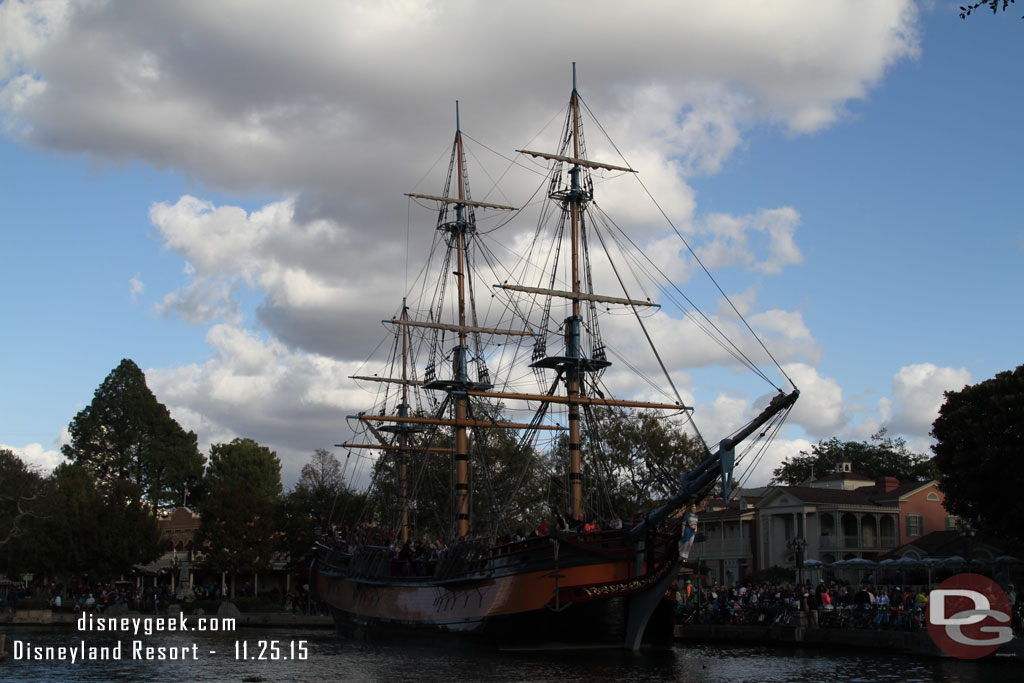 The Columbia on the Rivers of America.