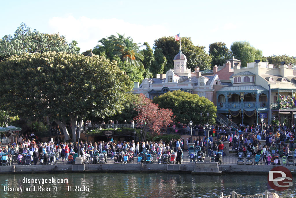 New Orleans Square from Tom Sawyer Island.