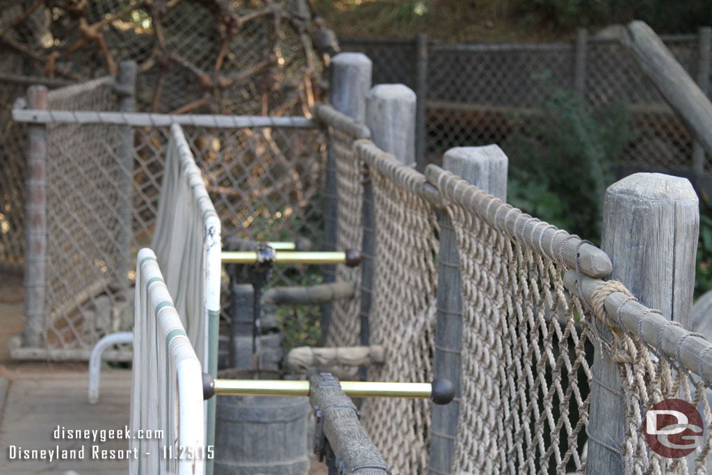 Barriers up around some of the interactive elements.