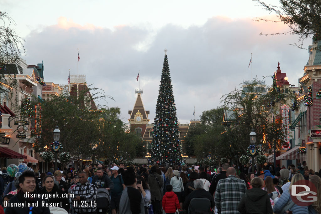 Main Street USA around 4:35pm