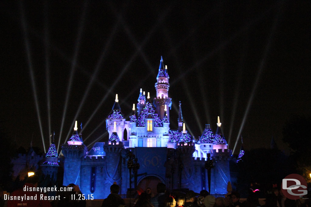 Sleeping Beauty Castle after Disneyland Forever