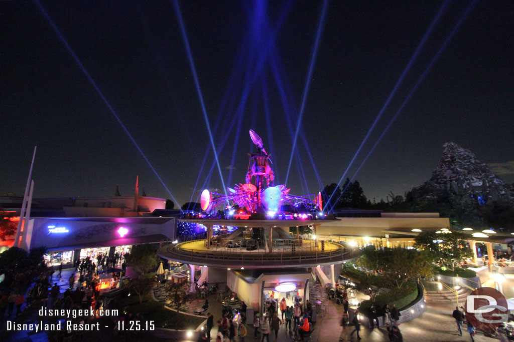 A wider shot of Tomorrowland