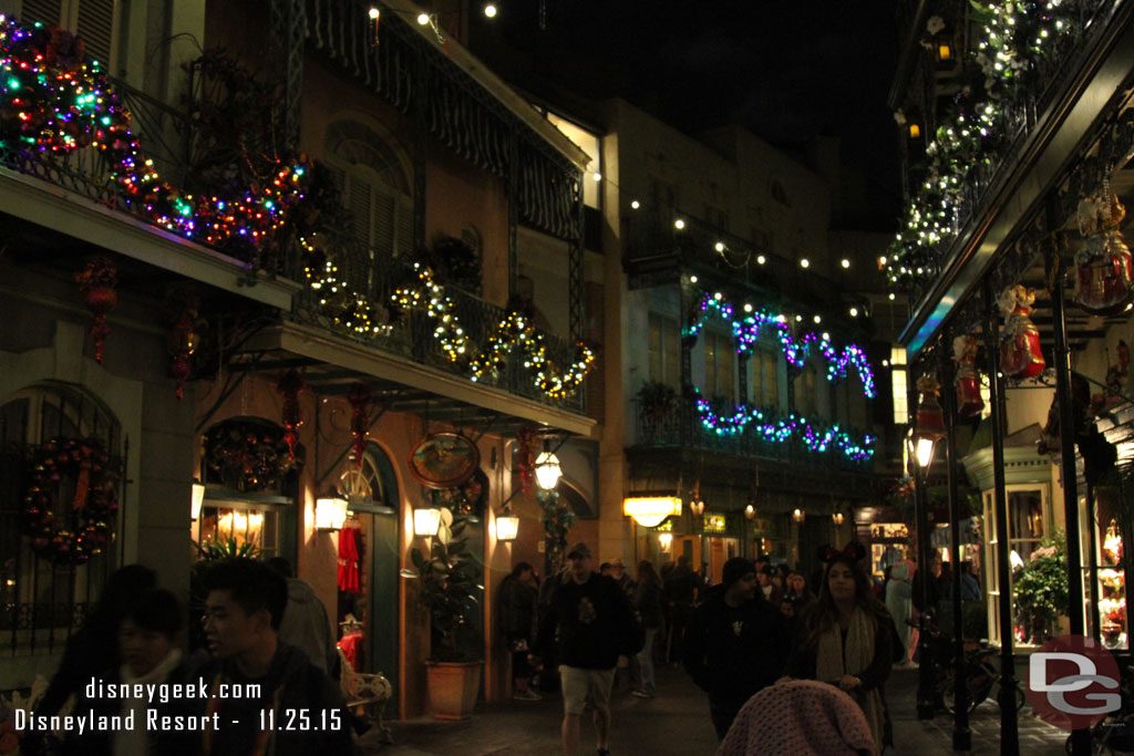 A check of New Orleans Square