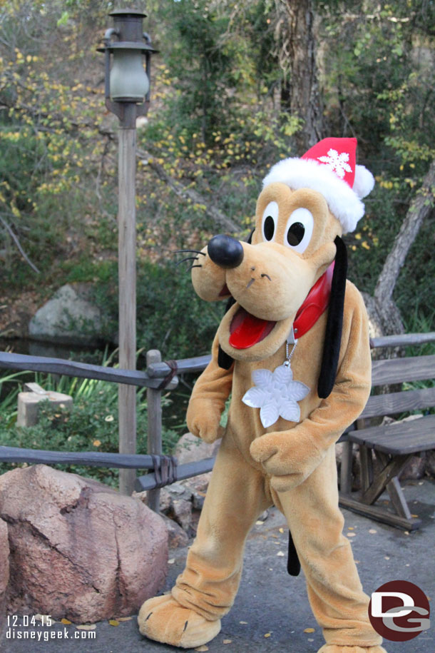 And Pluto was a bit further down the trail.