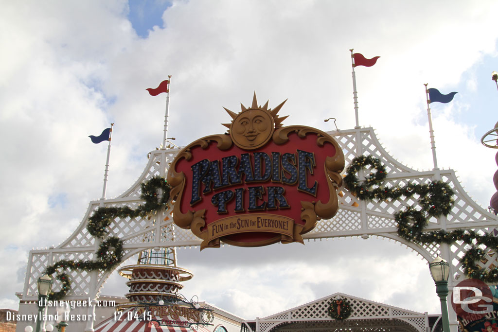 A quick look into Paradise Pier