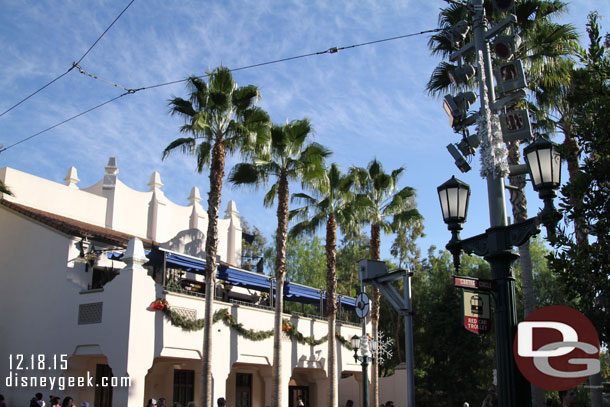 The Carthay Circle Restaurant this afternoon