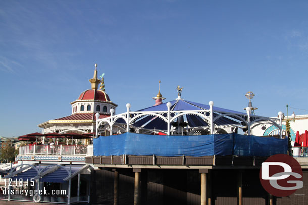 From across the water way near the Screamin launch.