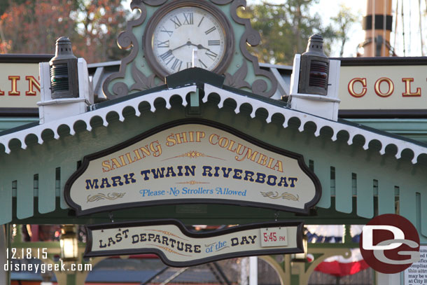 This time of year thanks to the early sunset you can do a night cruise or two on the Mark Twain.  Last boat leaves at 5:45pm (which also happens to be the start of Paint the Night).