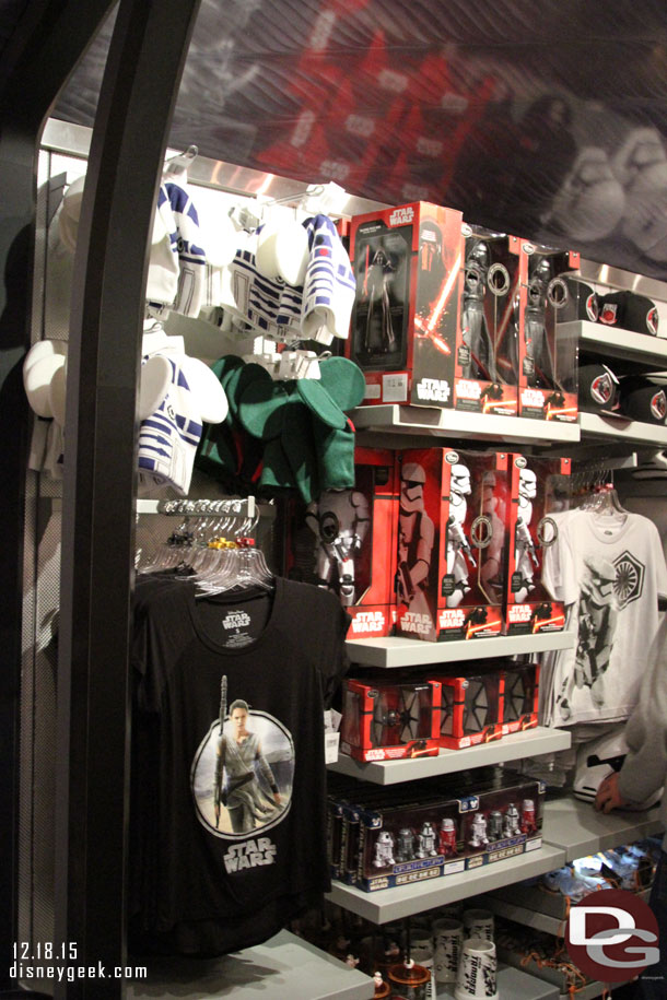 A look around the the Tomorrow Landing Store which features Star Wars now.