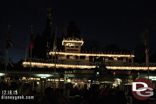 Time for a night cruise on the Mark Twain.