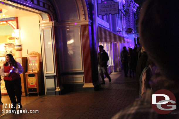 The overflow corridors were in use so the walkways were not bad.